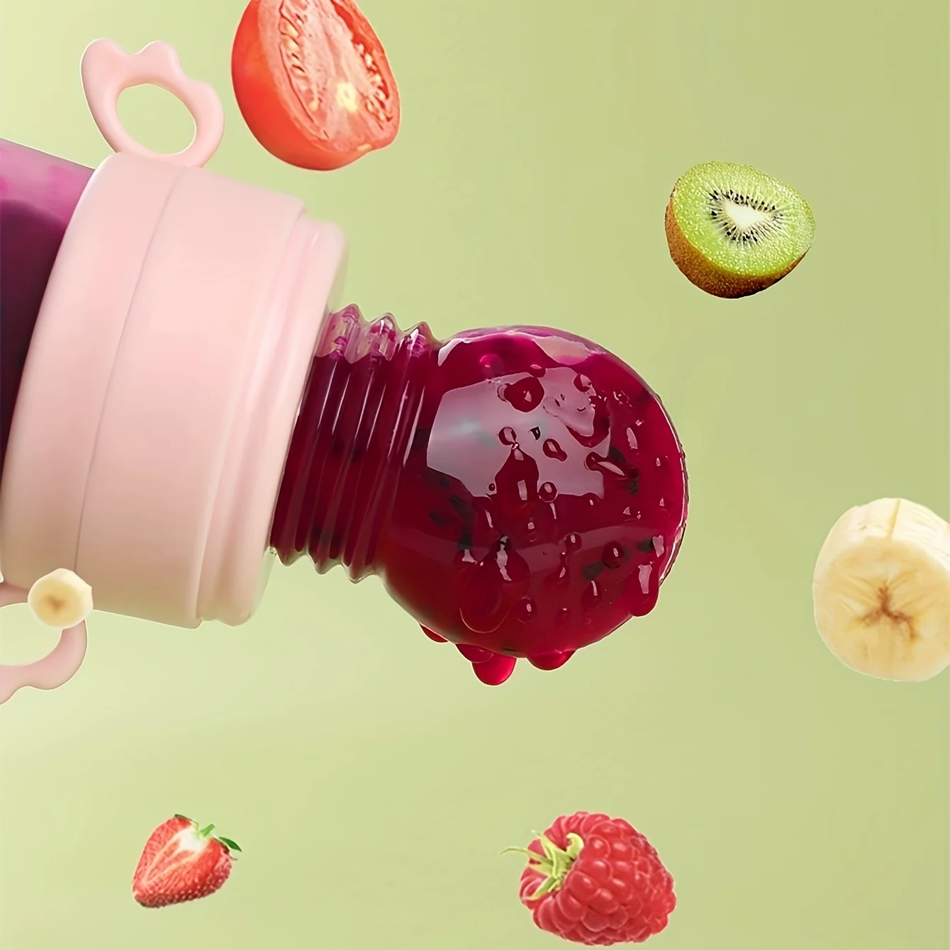 Set de Alimentación con Cuchara de Silicona y Chupón Dosificador - Image 5