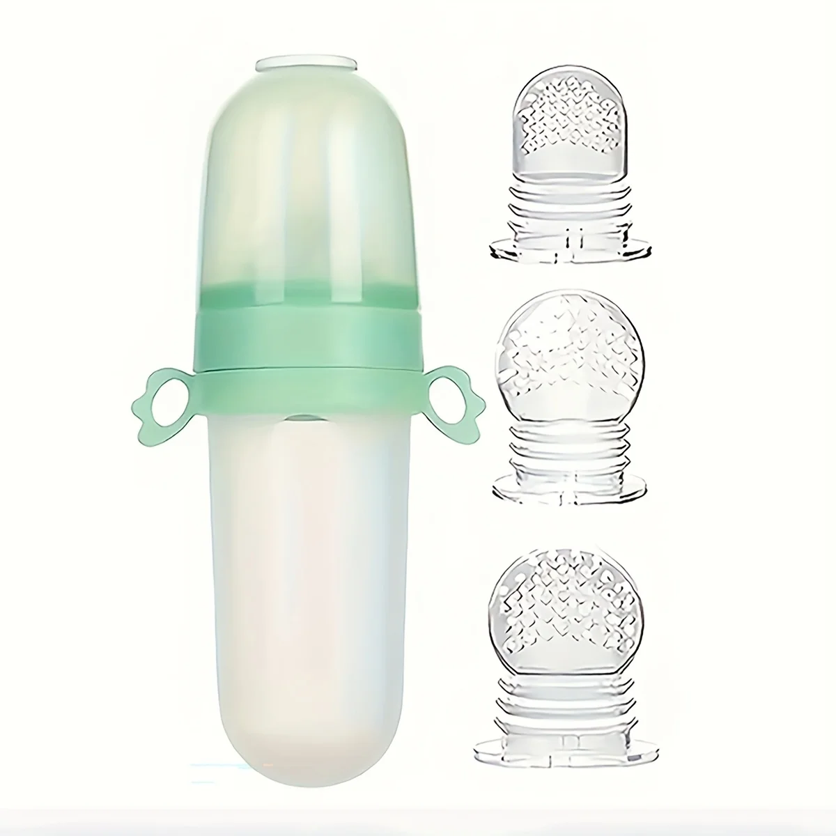 Set de Alimentación con Cuchara de Silicona y Chupón Dosificador - Image 7